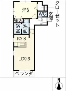 メゾン シャルマン【3階】の間取り