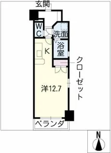 プレディアスタイル白川公園【6階】の間取り