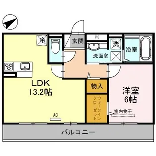 リベルタ 高野【3階】の間取り