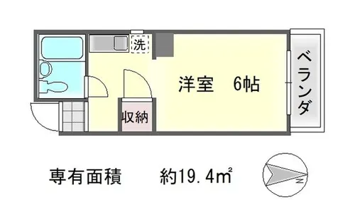 グランハイム下鴨【3階】の間取り