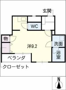 フィーブルサカエ【6階】の間取り