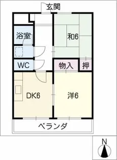 グランドールⅡ【1階】の間取り