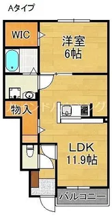 LIVRE1・2【1階】の間取り