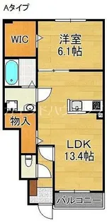 アルルⅠ・Ⅱ番館【1階】の間取り