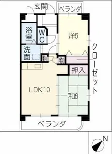 エクセル【6階】の間取り