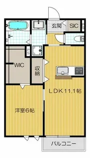 ユニグレイス【1階】の間取り