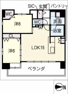 N-prince浄心【12階】の間取り