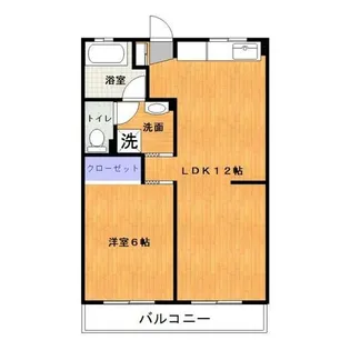 エバーライフ東公園【4階】の間取り