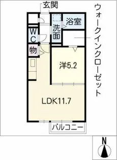 長久手ハイツ A【2階】の間取り