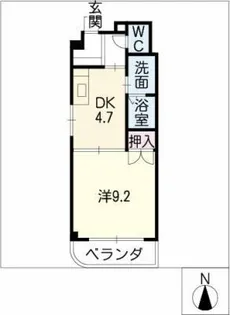 サンステイツ【6階】の間取り