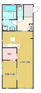 ボヌール・プリエ【1階】の間取り