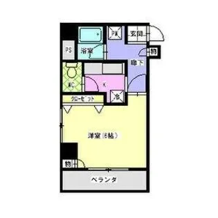 WEST1【6階】の間取り