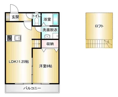 ネクスト・ライフ one【202号室】の間取り