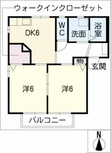リベラシオンⅠ【2階】の間取り