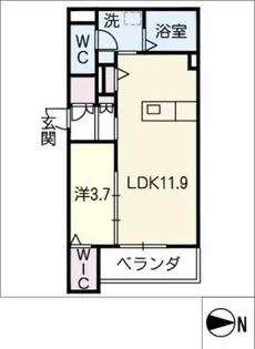 OAK-Ⅲ【2階】の間取り