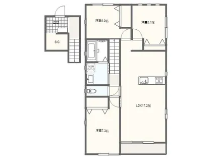 ソフィス元宮【2階】の間取り