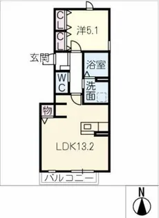 CRANE FIELD【2階】の間取り