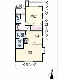 プリウスAOYAMA【2階】の間取り
