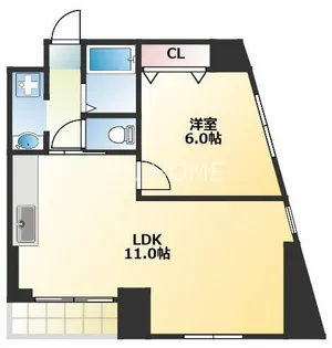 サニーコート塩草【701号室】の間取り
