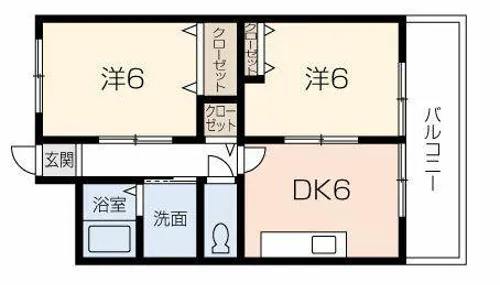 マンションモンテ【302号室】の間取り