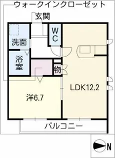 メゾン クレール【2階】の間取り