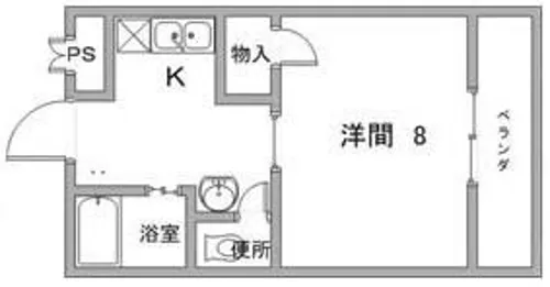 ツインホースⅡ【2階】の間取り