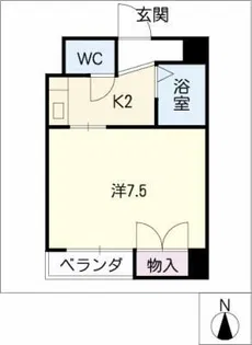 ホーメスト庄内【3階】の間取り