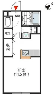 パークサイド・マ・メゾン Ⅱ【103号室】の間取り
