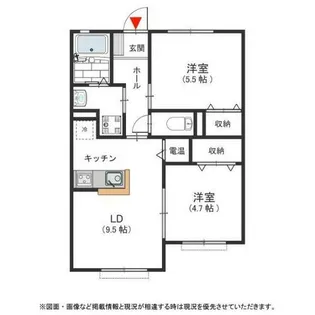 サンマルコ川西【103号室】の間取り