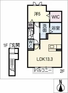 エムグランデB【2階】の間取り