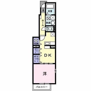 フレスクーラ【2階】の間取り