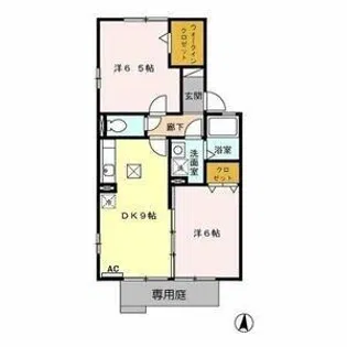 レクサス B【1-3号室】の間取り
