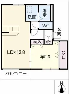 サンハイツ須成【2階】の間取り