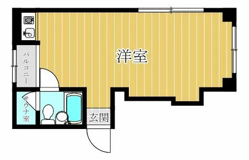 サンシャイン池商【6階】の間取り