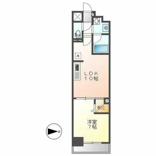 シュトルツ栄【13階】の間取り
