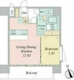 スプランディッド大須門前町【8階】の間取り