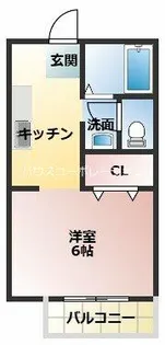 プチハウス西立花【2階】の間取り