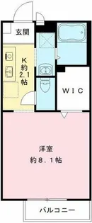 K’s HOUSE B【2階】の間取り