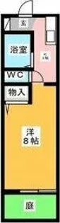 ハイツ花女【1階】の間取り