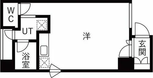 B-FLAT名駅【3階】の間取り