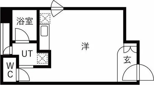B-FLAT名駅【3階】の間取り