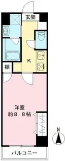 ヒルズ京都東【4階】の間取り