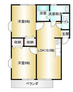クラーレ【2階】の間取り