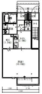 ウエストパレスⅡ【1階】の間取り