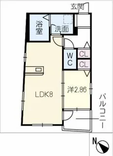 ジュエル刈谷広小路【3階】の間取り