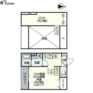 サンプレミオ十番町【1階】の間取り