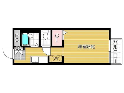 ル・クレールI【1階】の間取り