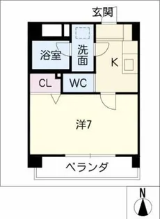 アーバンハイツコメット【2階】の間取り