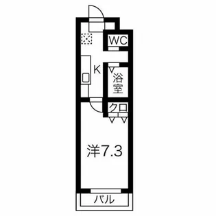 A・City東岸【4階】の間取り
