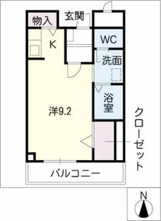 ハイムK・C【1階】の間取り